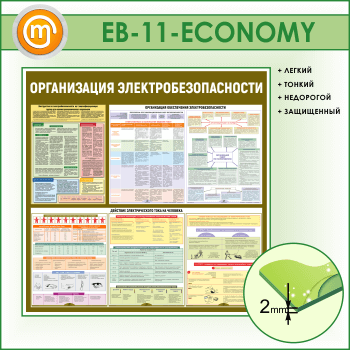 Стенд «Организация электробезопасности» (EB-11-ECONOMY)